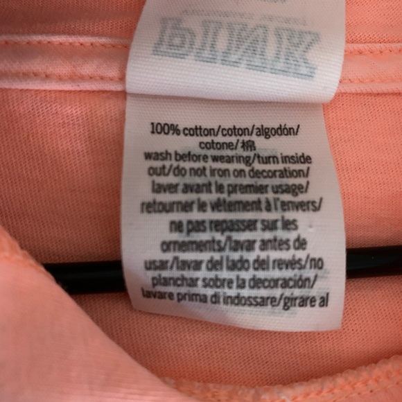 VS Pink Neon Orange Spring Summer Pull on Hoodie Women’s Clothing Top Shirt - Picture 6 of 8